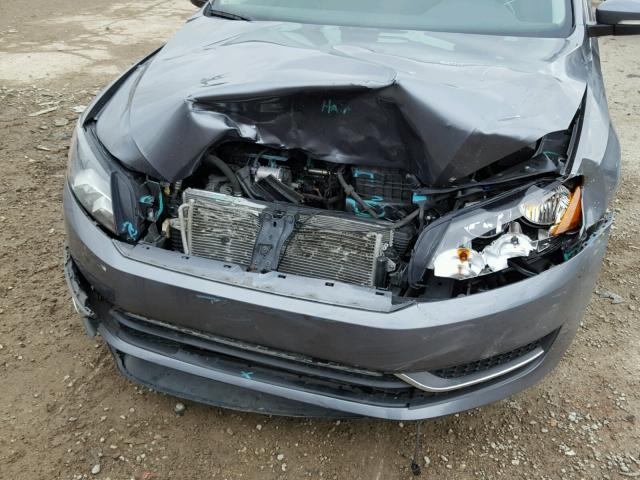 1VWAT7A39EC100808 - 2014 VOLKSWAGEN PASSAT S ნაცრისფერი ფოტო 9