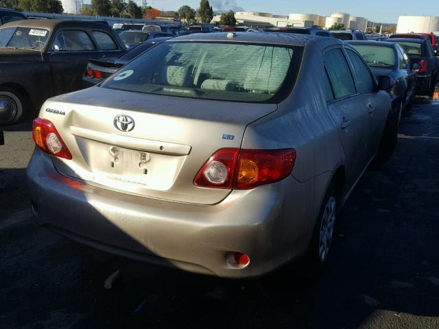 1NXBU4EE9AZ328435 - 2010 TOYOTA COROLLA BA GOLD photo 4