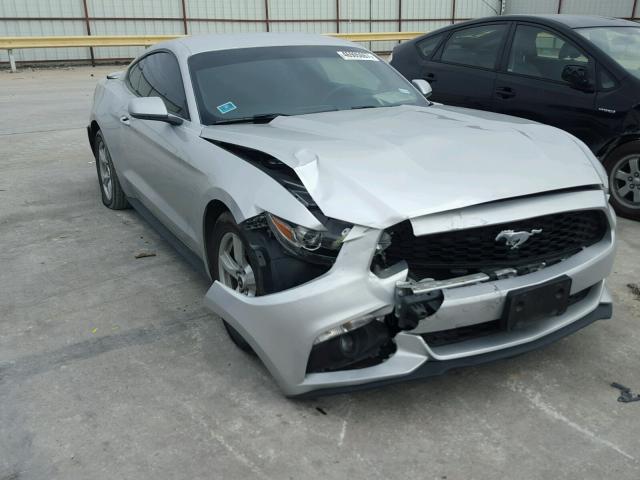 1FA6P8THXF5375272 - 2015 FORD MUSTANG SILVER photo 1