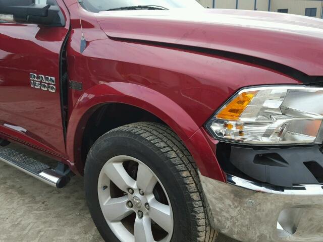 1C6RR7GT8ES157963 - 2014 RAM 1500 SLT წითელი ფოტო 10