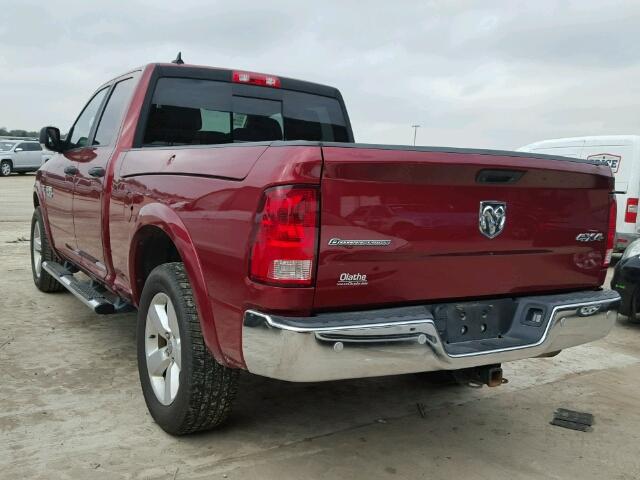 1C6RR7GT8ES157963 - 2014 RAM 1500 SLT წითელი ფოტო 3