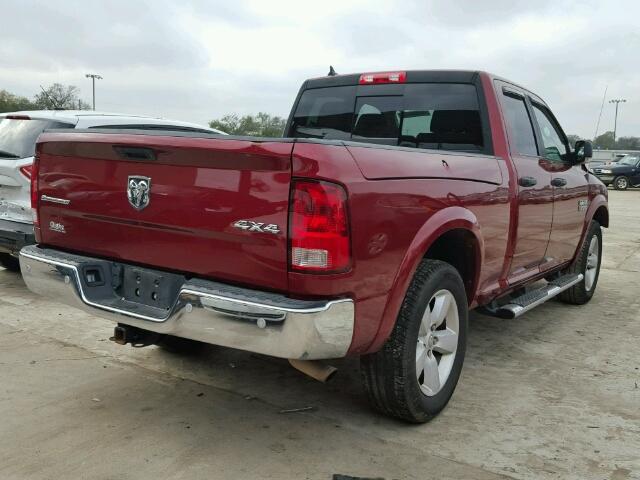 1C6RR7GT8ES157963 - 2014 RAM 1500 SLT წითელი ფოტო 4