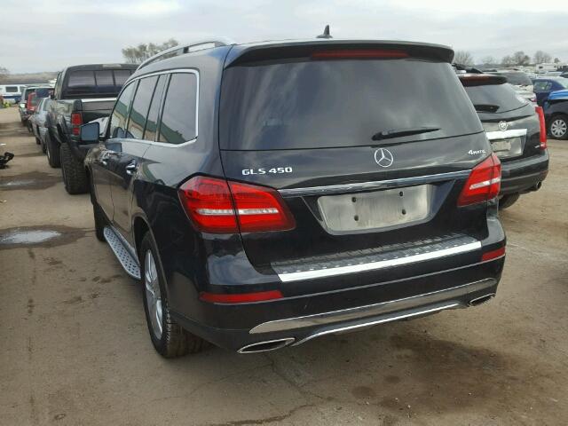 4JGDF6EE5HA823435 - 2017 MERCEDES-BENZ GLS 450 4M BLACK photo 3