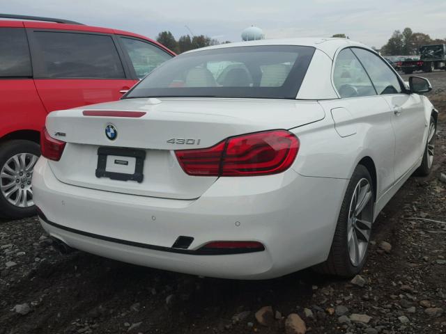 WBA4Z3C55JEC47602 - 2018 BMW 430XI WHITE photo 4