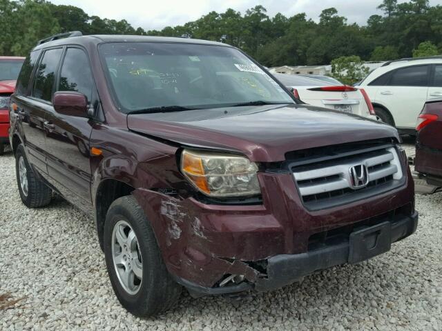 5FNYF28308B024565 - 2008 HONDA PILOT SE PURPLE photo 1