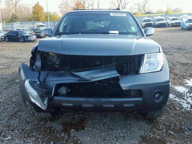 5N1AR18W37C613856 - 2007 NISSAN PATHFINDER GRAY photo 9