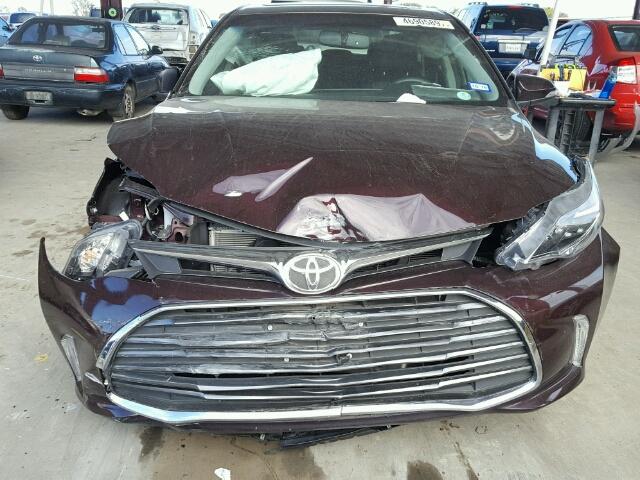 4T1BK1EB1GU208342 - 2016 TOYOTA AVALON XLE PURPLE photo 9