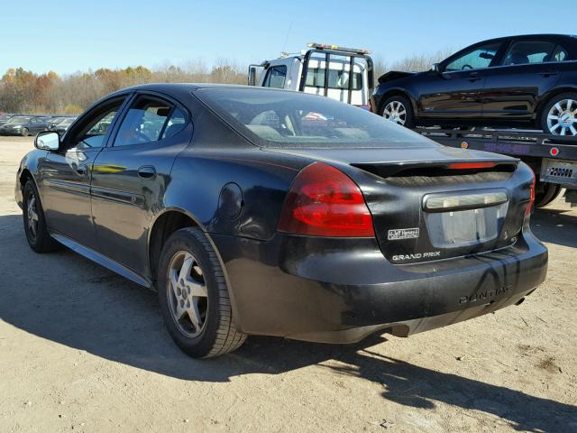 2G2WP542641196815 - 2004 PONTIAC GRAND PRIX BLACK photo 3