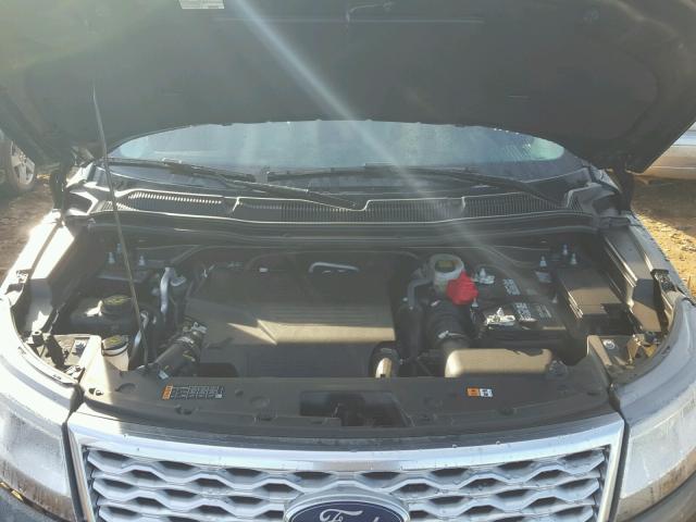 1FM5K8HT0HGC59633 - 2017 FORD EXPLORER P GRAY photo 7