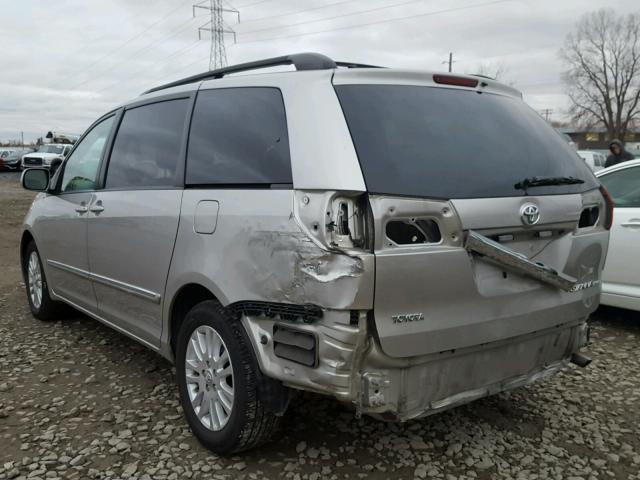 5TDZK22C37S098310 - 2007 TOYOTA SIENNA XLE SILVER photo 3