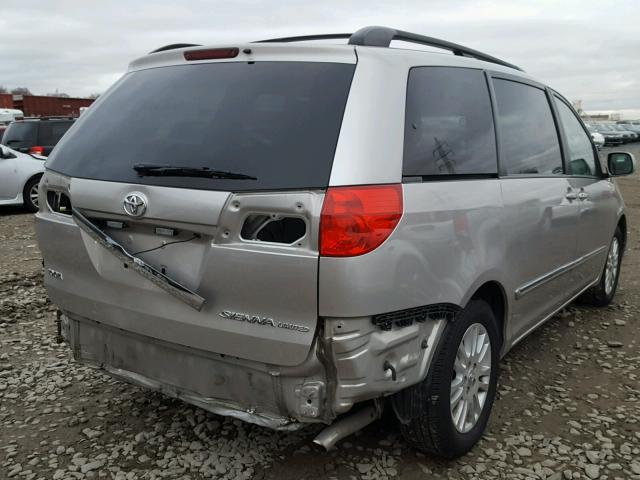 5TDZK22C37S098310 - 2007 TOYOTA SIENNA XLE SILVER photo 4