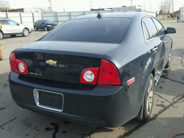 1G1ZC5E00CF331742 - 2012 CHEVROLET MALIBU 1LT BLACK photo 4