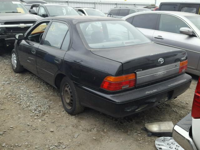 1NXAE04B0SZ276302 - 1995 TOYOTA COROLLA BLACK photo 3