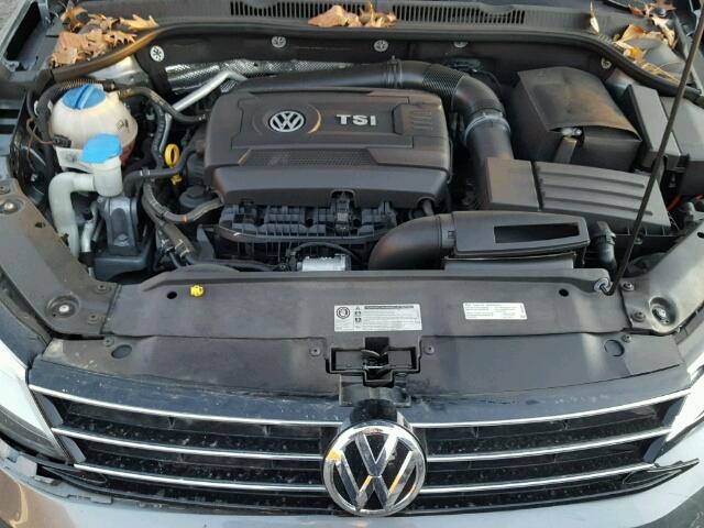 3VWD17AJXFM320413 - 2015 VOLKSWAGEN JETTA SE GRAY photo 7