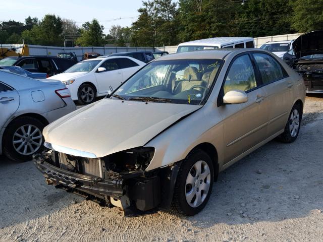 KNAFE222095648716 - 2009 KIA SPECTRA EX TAN photo 2