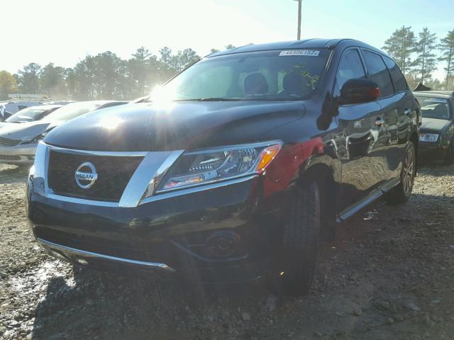 5N1AR2MN4DC678813 - 2013 NISSAN PATHFINDER BLACK photo 2