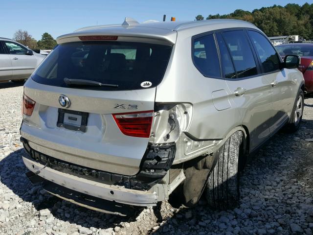 5UXWX5C56BL714838 - 2011 BMW X3 XDRIVE2 TAN photo 4