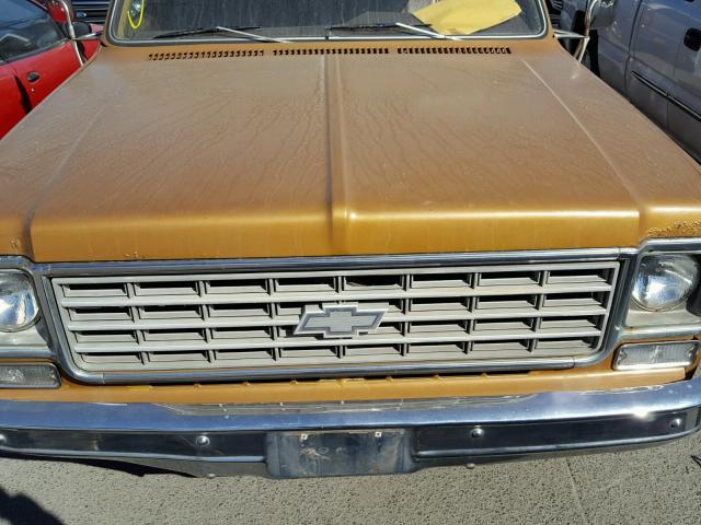 CCL246Z147489 - 1976 CHEVROLET C/K3500 GOLD photo 7