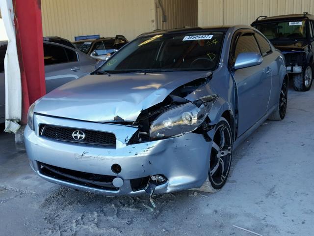 JTKDE177360100168 - 2006 TOYOTA SCION TC BLUE photo 2