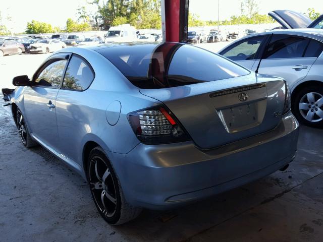JTKDE177360100168 - 2006 TOYOTA SCION TC 蓝色 照片 3