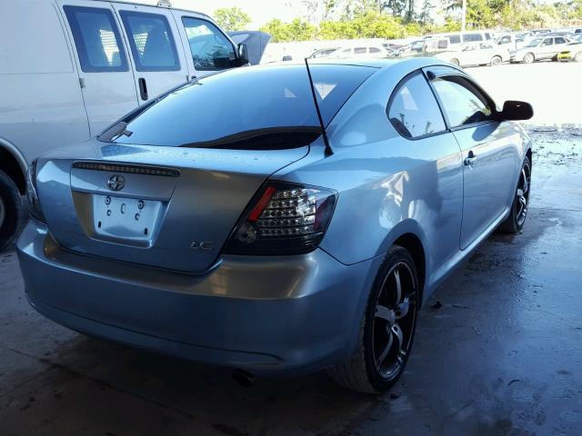 JTKDE177360100168 - 2006 TOYOTA SCION TC 蓝色 照片 4