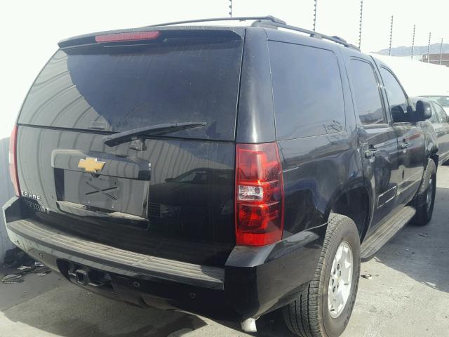 1GNSCAE0XER177020 - 2014 CHEVROLET TAHOE C150 BLACK photo 4