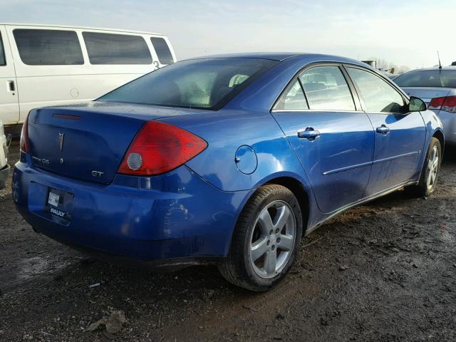 1G2ZH558264199702 - 2006 PONTIAC G6 GT BLUE photo 4