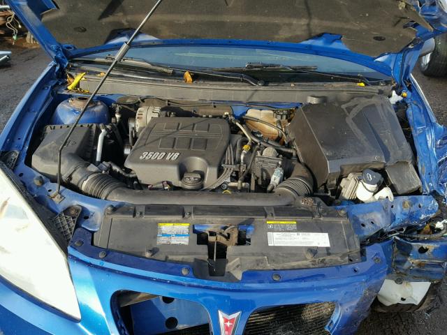 1G2ZH558264199702 - 2006 PONTIAC G6 GT BLUE photo 7