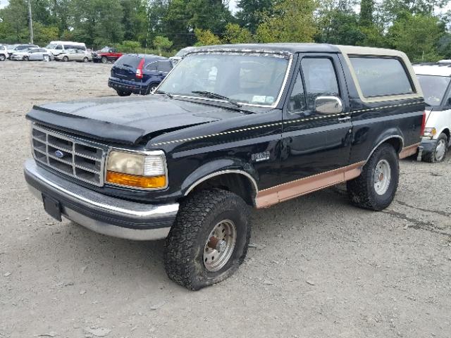 1FMEU15H3RLA11113 - 1994 FORD BRONCO U10 BLACK photo 2