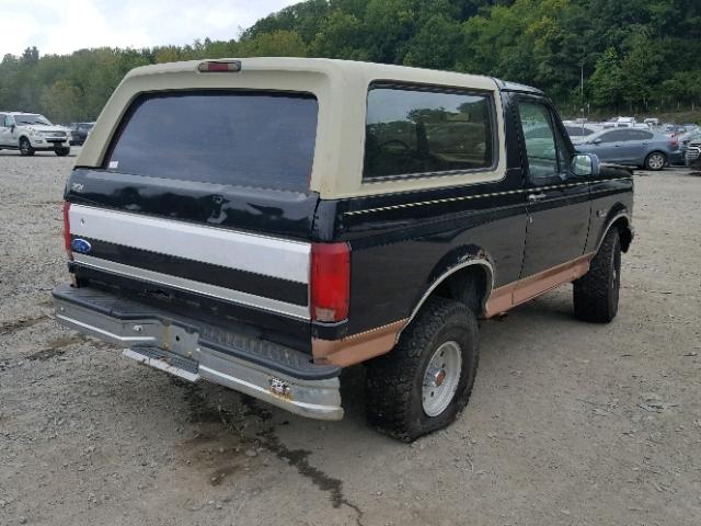 1FMEU15H3RLA11113 - 1994 FORD BRONCO U10 BLACK photo 4