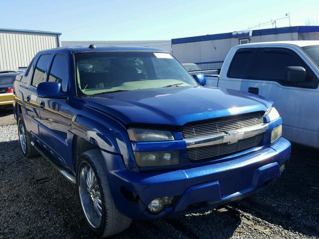3GNEC12T64G109842 - 2004 CHEVROLET AVALANCHE BLUE photo 1