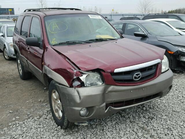 4F2CZ04133KM48053 - 2003 MAZDA TRIBUTE LX RED photo 1