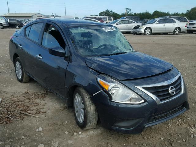 3N1CN7AP8HL833582 - 2017 NISSAN VERSA S BLUE photo 1