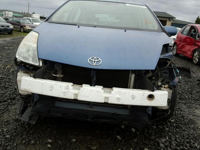 JTDKB20U040083310 - 2004 TOYOTA PRIUS BLUE photo 9