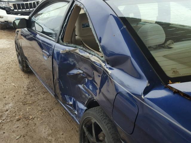 1HGEM22553L012261 - 2003 HONDA CIVIC LX BLUE photo 9