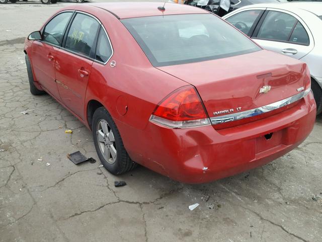 2G1WT58K679317696 - 2007 CHEVROLET IMPALA LT RED photo 3