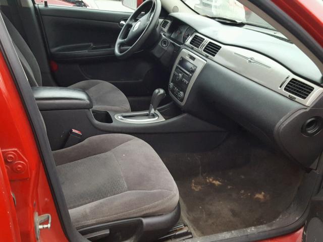 2G1WT58K679317696 - 2007 CHEVROLET IMPALA LT RED photo 5