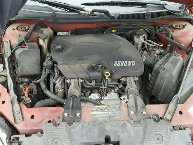 2G1WT58K679317696 - 2007 CHEVROLET IMPALA LT RED photo 7