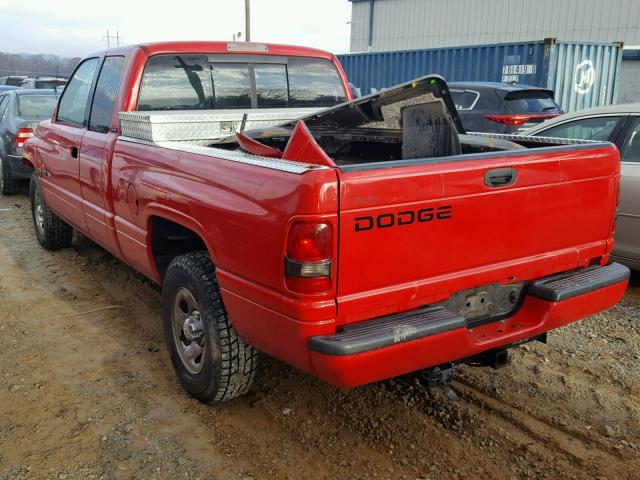 3B7HC13Z31M577307 - 2001 DODGE RAM 1500 RED photo 3