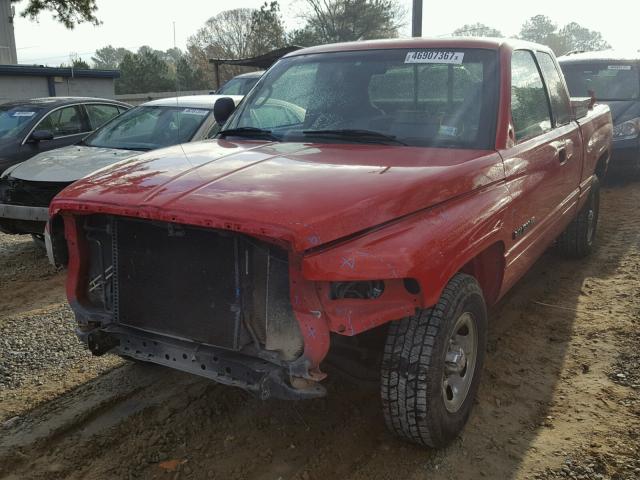 3B7HC13Z31M577307 - 2001 DODGE RAM 1500 RED photo 9