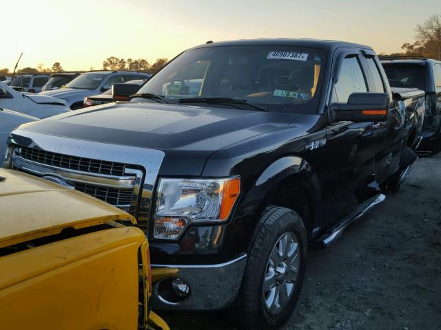 1FTFX1CF5EFA89788 - 2014 FORD F150 SUPER BLACK photo 2