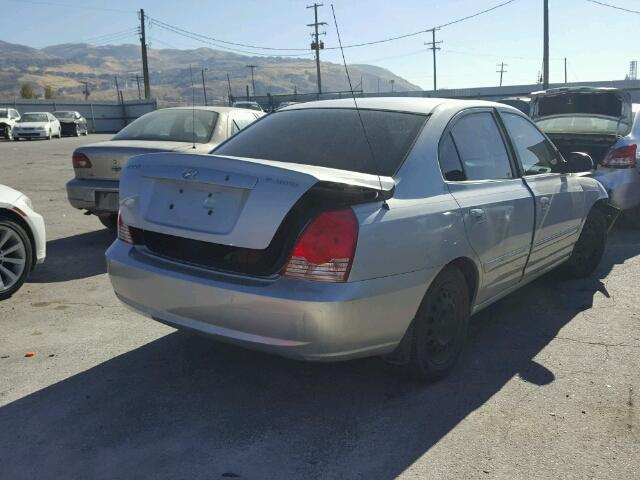 KMHDN46D85U953510 - 2005 HYUNDAI ELANTRA GL GRAY photo 4