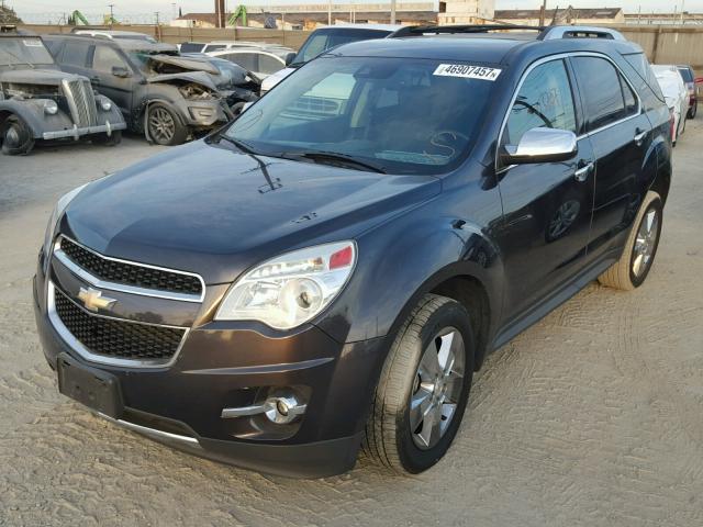 1GNALFEK9DZ128335 - 2013 CHEVROLET EQUINOX LT GRAY photo 2