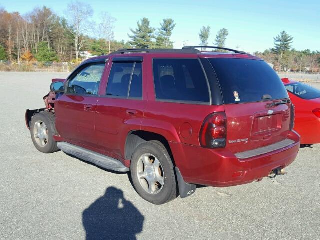 1GNDT13SX62172326 - 2006 CHEVROLET TRAILBLAZE RED photo 3