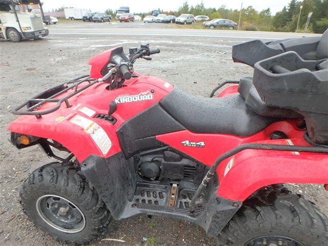 5SAAR41A8E7101734 - 2014 SUZUKI LT-A750 X RED photo 6