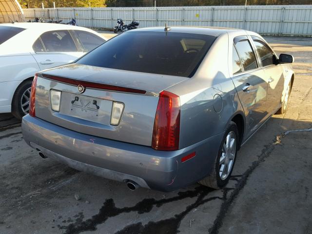 1G6DC67A850213704 - 2005 CADILLAC STS GRAY photo 4