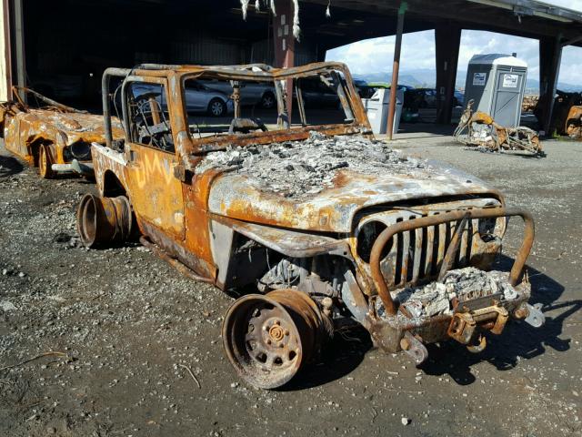 1J4FA69S44P701565 - 2004 JEEP WRANGLER / BURN photo 1