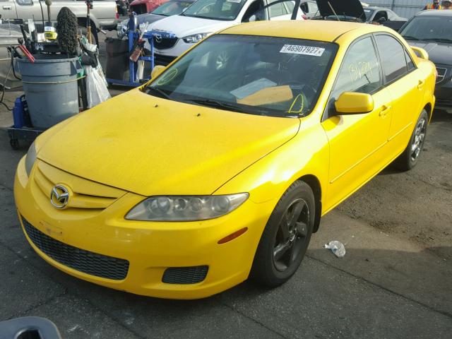 1YVFP80C435M40528 - 2003 MAZDA 6 YELLOW photo 2