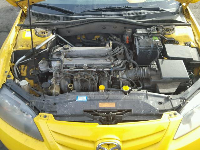 1YVFP80C435M40528 - 2003 MAZDA 6 YELLOW photo 7