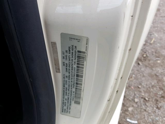 3VWRW31C97M521593 - 2007 VOLKSWAGEN NEW BEETLE Qəhvəyi foto 10